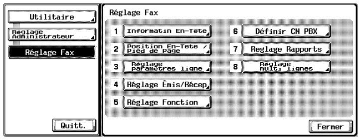 KONICA MINOLTA BIZHUB C450 - Réglage du transfert de fax (Réglage transfert TX) - 2