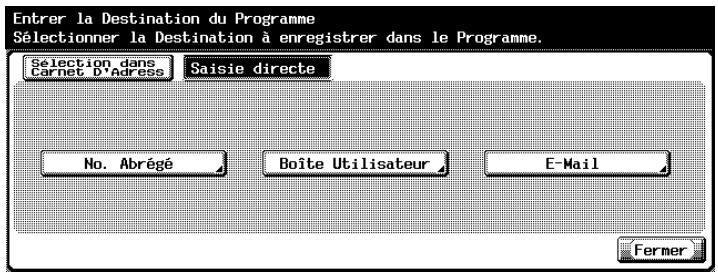KONICA MINOLTA BIZHUB C450 - Appuyez sur [Nom] et tapez le nom du programme. - 3