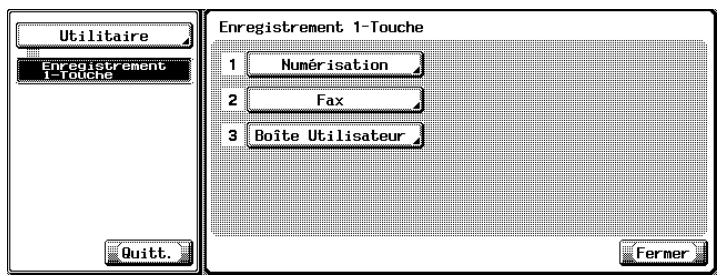 KONICA MINOLTA BIZHUB C450 - Appuyez sur Fax. - 1