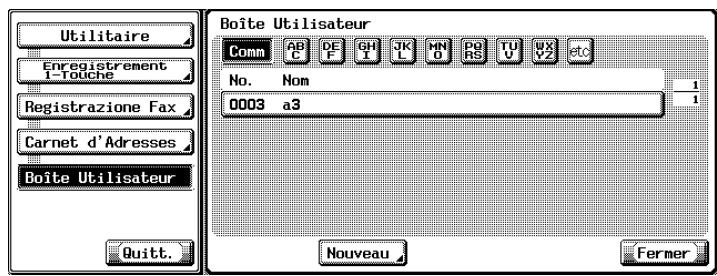 KONICA MINOLTA BIZHUB C450 - Appuyez sur [Nouveau]. - 1