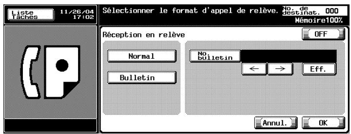 KONICA MINOLTA BIZHUB C450 - Appuyez sur [Bulletin]. - 2