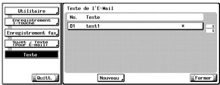 KONICA MINOLTA BIZHUB C450 - Suppression du texte d'un e-mail - 3