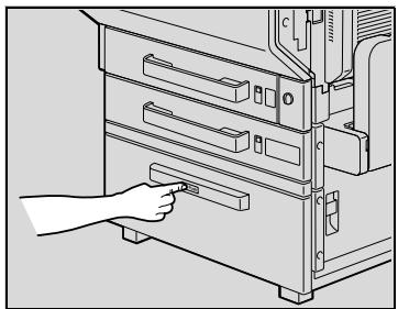 KONICA MINOLTA C350 - Chargement du papier dans le magasin grande capacité - 1