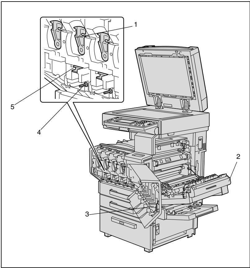 KONICA MINOLTA C350 - Intérieur de la machine - 1