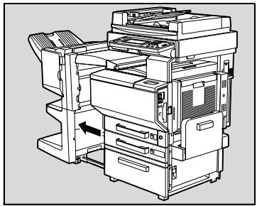 KONICA MINOLTA C350 - Vider le récipient des déchets de perforation - 1