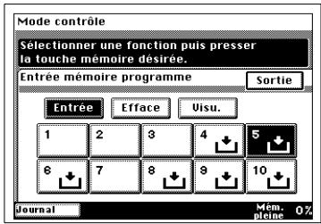 KONICA MINOLTA DI250F - Mémoriser les programmes de copie - 2