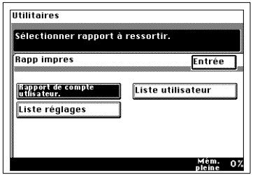 KONICA MINOLTA DI250F - Rapport de compte utiliser - 3