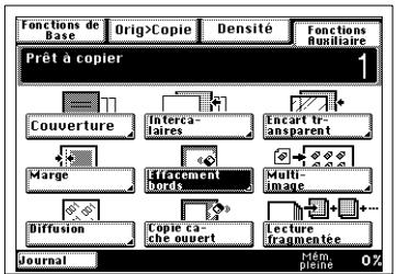 KONICA MINOLTA DI250F - Effacement du cadre ou de la marge - 1