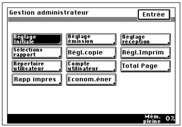 KONICA MINOLTA DI250F - Réglage de la durée de mémorisation - 2