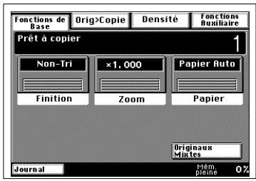 KONICA MINOLTA DI250F - Réglage de la densité d'image - 1