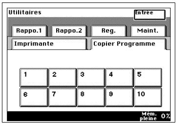 KONICA MINOLTA DI250F - Activer les programmes de copie - 1