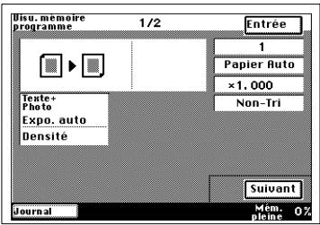 KONICA MINOLTA DI250F - Mémoriser les programmes de copie - 3