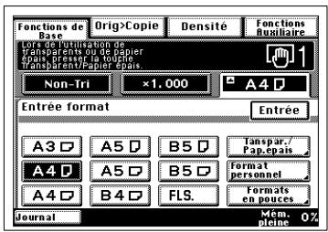 KONICA MINOLTA DI250F - Sélection de formats spéciaux - 3