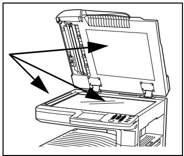 KONICA MINOLTA DI250F - Nettoyage de la glace d'exposition - 1