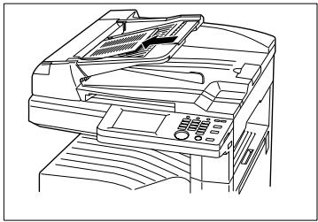 KONICA MINOLTA DI250F - Positionnement du document à envoyer dans l'introducteur automatique - 1