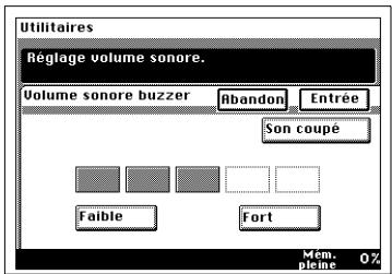 KONICA MINOLTA DI250F - Réglage des signaux sonores - 3