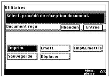 KONICA MINOLTA DI250F - Réglages des documents de réception - 4