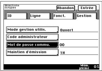 KONICA MINOLTA DI250F - Entrée du mot de passe - 3