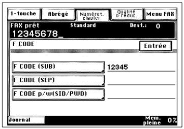 KONICA MINOLTA DI250F - Envoi sur boîte de message - 2