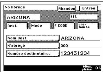 KONICA MINOLTA DI250F - Entrée du numéro en abrégé - 7