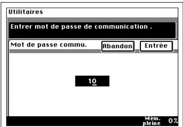 KONICA MINOLTA DI250F - Entrée du mot de passe - 4