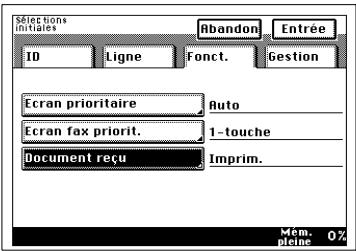 KONICA MINOLTA DI250F - Réglages des documents de réception - 3