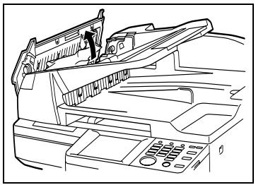 KONICA MINOLTA DI250F - Serrage de papier dans l'introducteur automatique - 1