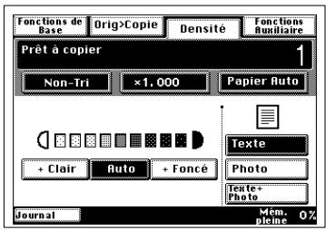 KONICA MINOLTA DI250F - Réglage de la résolution - 2