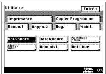 KONICA MINOLTA DI250F - Réglage des signaux sonores - 1