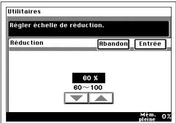 KONICA MINOLTA DI250F - Réglage du facteur de réduction - 3