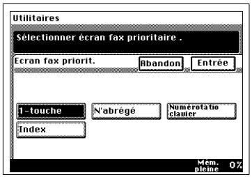 KONICA MINOLTA DI250F - Réglage de l'affichage fax standard - 4