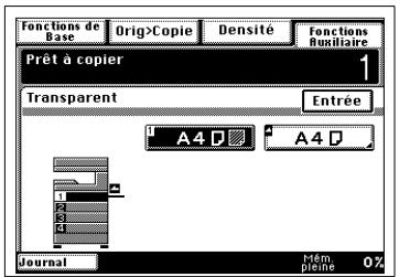 KONICA MINOLTA DI250F - Insérer un transparent pour rétroprojecteur - 6