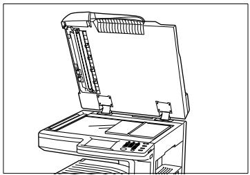 KONICA MINOLTA DI250F - Positionnement à plat des documents sur la glace d'exposition - 1