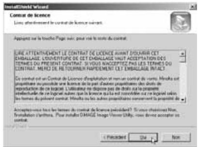 KONICA MINOLTA DIMAGE IMAGE VIEWER UTILITY FOR DIMAGE X - Installation du DiMAGE Image Viewer Utility – Windows - 2