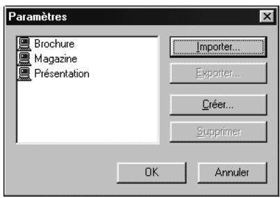 KONICA MINOLTA FIERY Z4 FOR CF9001 - POUR IMPORTER DES PARAMÉTRES ENREGISTRÉS : - 2