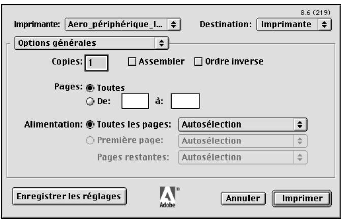 KONICA MINOLTA FIERY Z4 FOR CF9001 - Choisissez Imprimer dans le menu Fichier de l'application. - 1