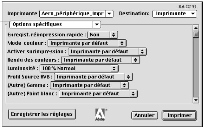 KONICA MINOLTA FIERY Z4 FOR CF9001 - Choisissez Notes de tâches dans le menu déroulant. - 2