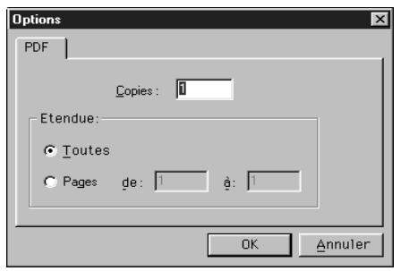 KONICA MINOLTA FIERY Z4 FOR CF9001 - Pour modifier les attributs d'un fichier à télécharger, Sélectionnez-le et cliquez sur Options. - 2