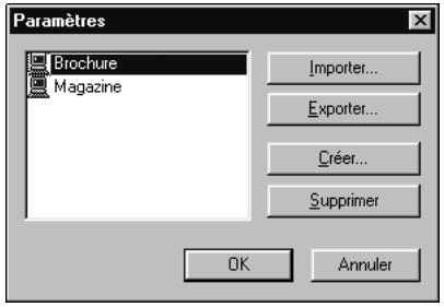 KONICA MINOLTA FIERY Z4 FOR CF9001 - POUR EXPORTER DES PARAMÉTRES ENREGISTRÉS : - 1