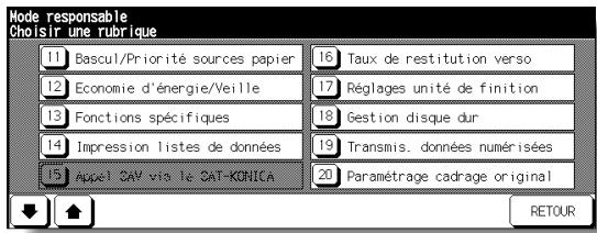 KONICA MINOLTA 7272 - Écran du mode responsable - 1