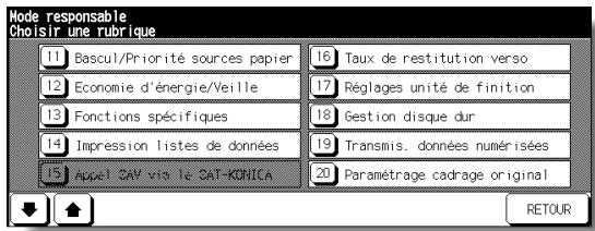 KONICA MINOLTA 7272 - Écran du mode Responsible - 1