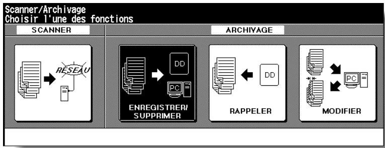 KONICA MINOLTA 7272 - Appuyez sur ENREGISTRER/SUPPRIMER. - 1