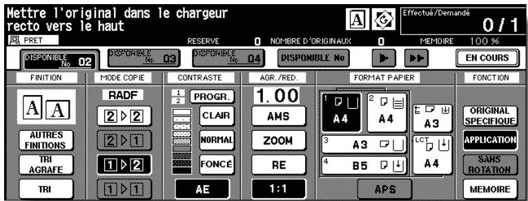KONICA MINOLTA 7272 - Pour définir le mode Tri ou Pas de tri : - 1