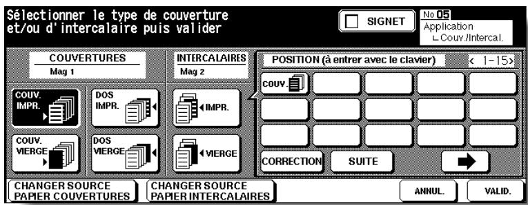 KONICA MINOLTA 7272 - Sélectionnez le mode de couverture souhaité. - 1