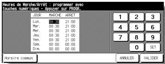 KONICA MINOLTA 7272 - [2] Heures de marche/arrêt - 2