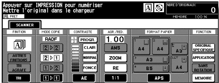 KONICA MINOLTA 7272 - Sélectionnez les conditions de numérisation souhaitées. - 1