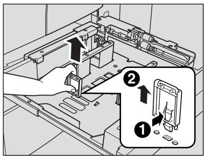 KONICA MINOLTA 7272 - Changement du format de papier dans les magasins 3 et 4 - 1