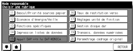 KONICA MINOLTA 7272 - Écran du mode Responsible - 1