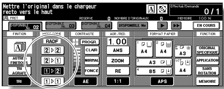 KONICA MINOLTA 7272 - Utilisation du chargeur RADF - 2