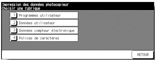 KONICA MINOLTA 7272 - Écran Impression des données photocopieur - 1